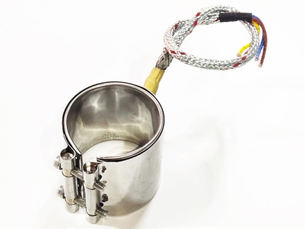 Clamp Nozzle Heater Heating Element 55mm Diameter - 60mm Length - 500W - 220V Metal Armored