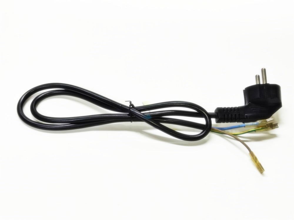 Kettle Power Cable with Socket 0.95m 3×0.75mm² 230V – Black