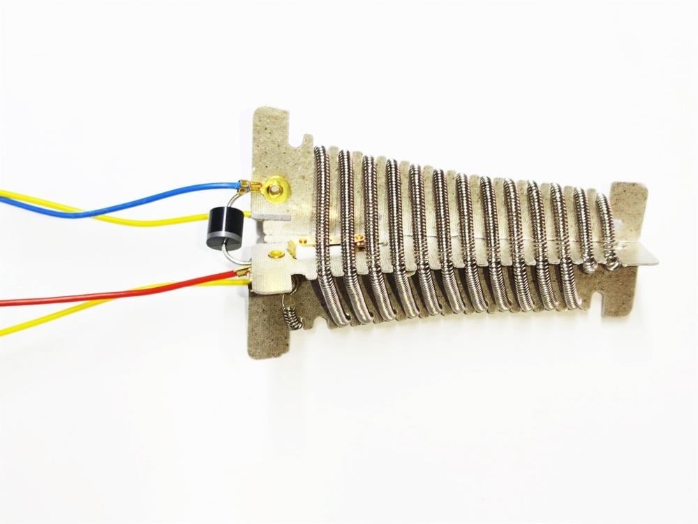 Professional Hair Dryer Heating Element 4-Pin 230V with Diode & Fuse Salon Blow Dryer Replacement Heater Coil