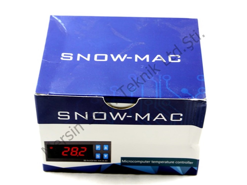 Snow-Mac SM988H Digital Thermostat – Decimal Precision, Single Probe – Temperature Controller for Incubators, Reptile Enclosures, and DIY Projects