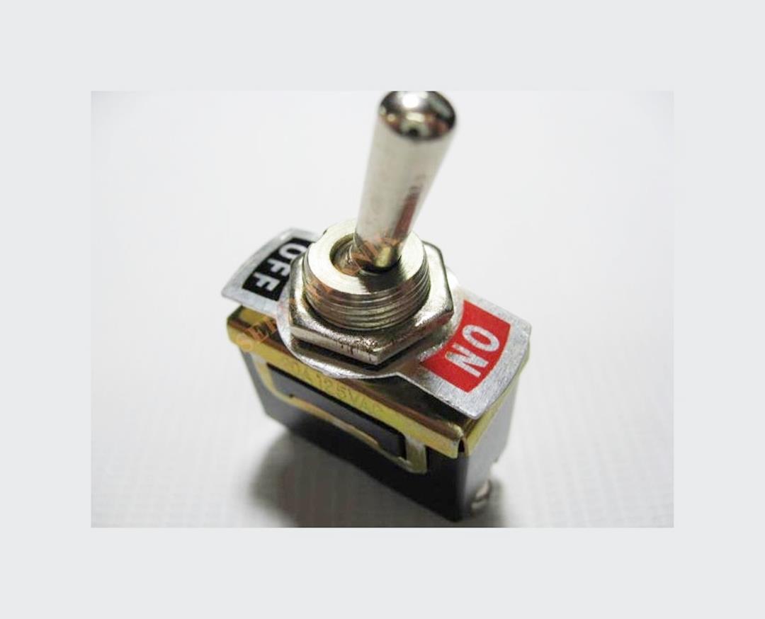SERN Metal On/Off Switch – 3-Terminal Screw Type | 230V | Durable Toggle Power Switch