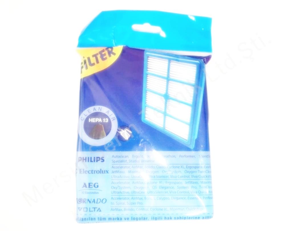 Blue HEPA Filter Compatible with Philips Canister Vacuum Cleaners – High Efficiency Replacement Filter