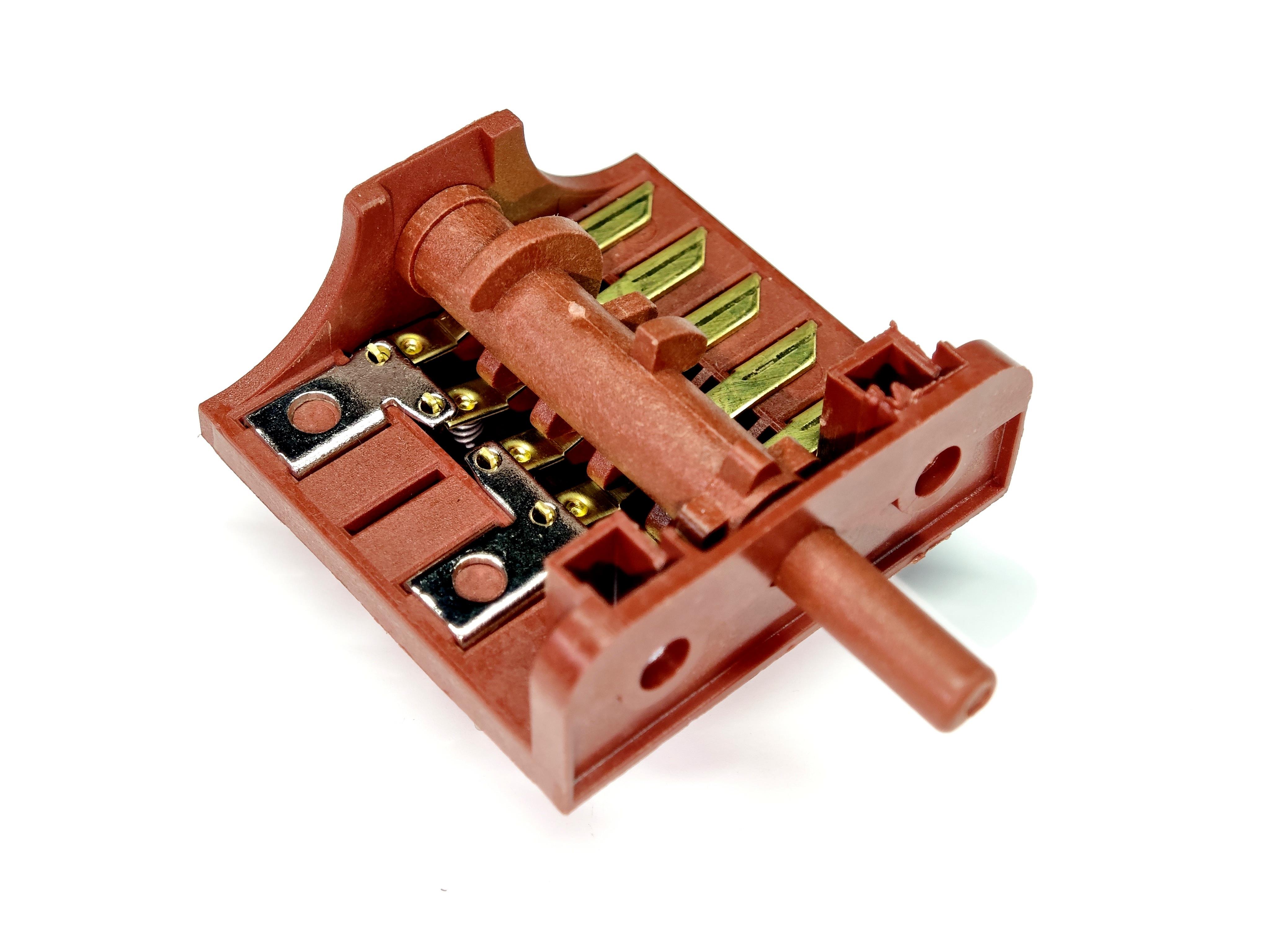 07.Rotary Polymeric SwitchesPolyemit Rotary Switch 5+4 AC6 4 Position – Replacement Selector Switch for Oven, Cooker & HeaterPolyemit Rotary Switch 5+4 AC6 4 Position – Replacement Selector Switch for Oven, Cooker & Heater