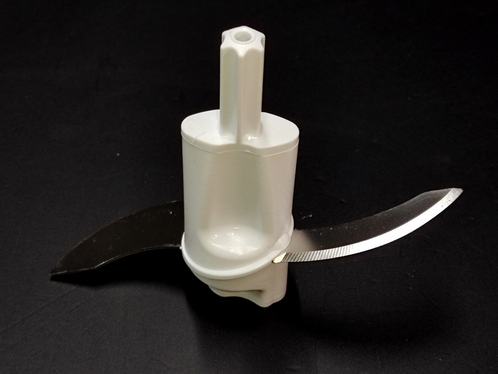 Long Model Rondo Chopper Blade – Replacement Stainless Steel Mini Food Processor Blade
