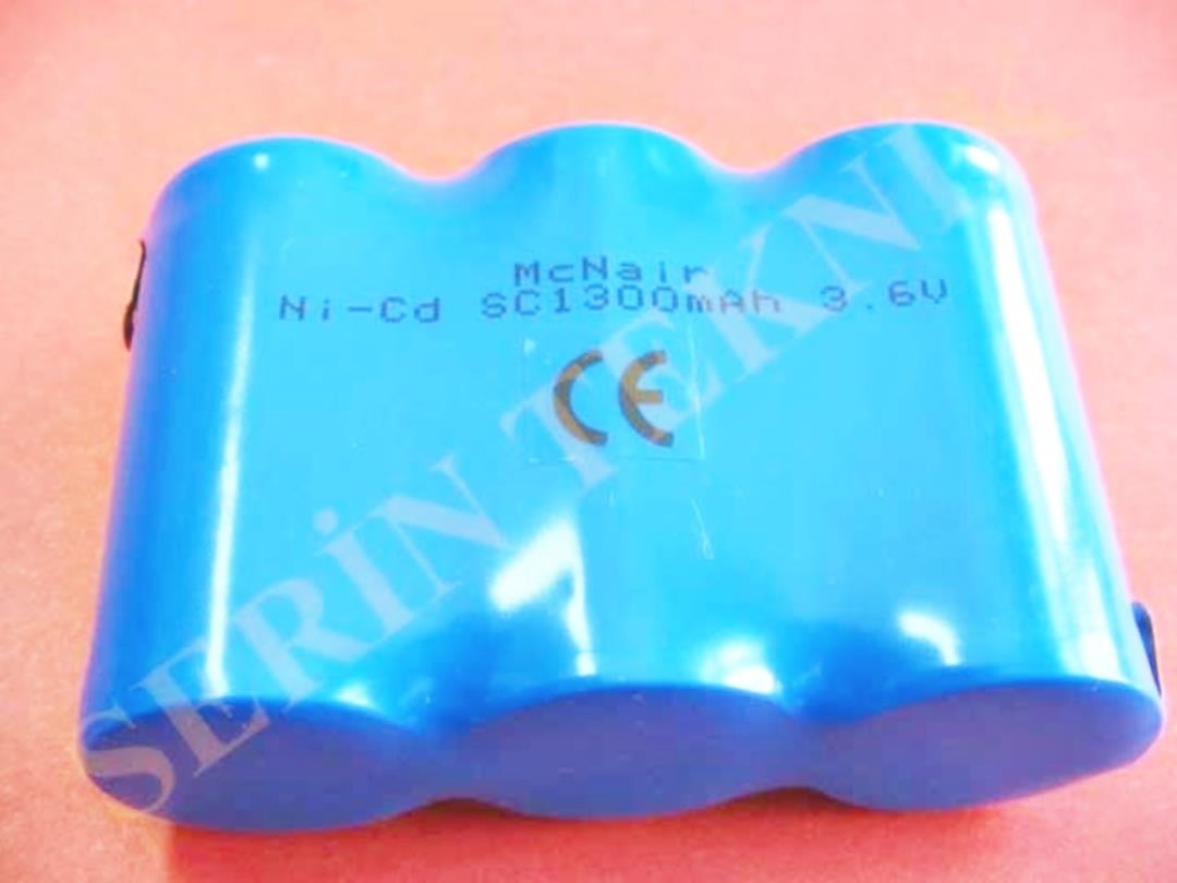 Şarjlı Süpürge Üçlü Yan Pil 3,6V 