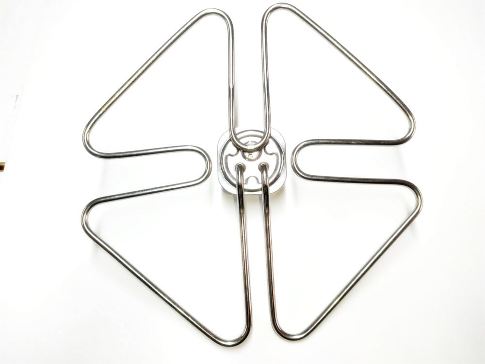 Double Large Butterfly Heating Element for Samovar Tea Maker 2750W 230V CR304 Stainless Steel