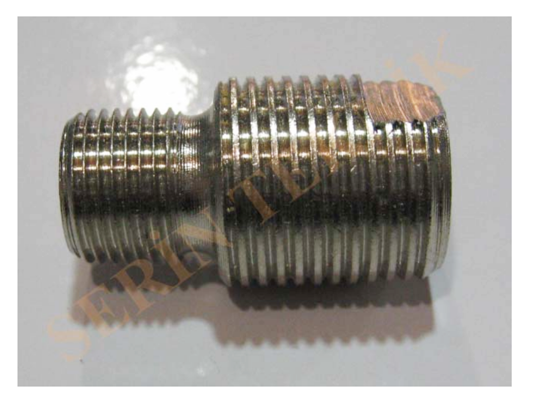 1/2 to 3/4 Chrome Conversion Nipple for Samovar Faucet