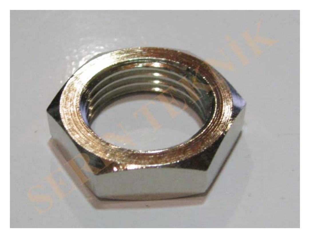 1/2 Chrome Nut for Samovar Faucet and Teapot Elbow Connector