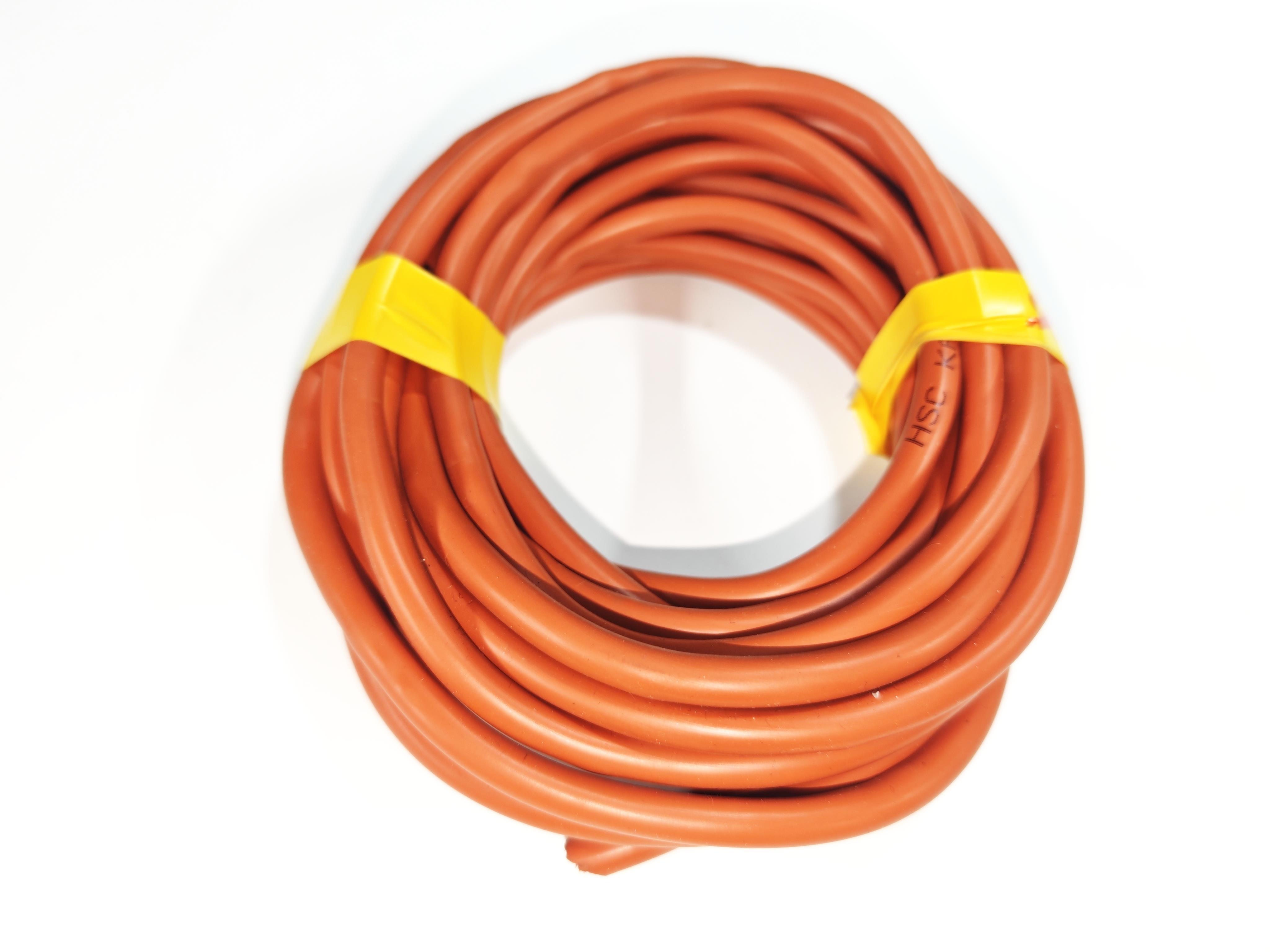05.Cable and Plug GroupSERN 3 x 0.75 mm² Fire Resistant Silicone Cable TTR Copper Conductor Red Colour 180°C High Temperature WireSERN 3 x 0.75 mm² Fire Resistant Silicone Cable TTR Copper Conductor Red Colour 180°C High Temperature Wire