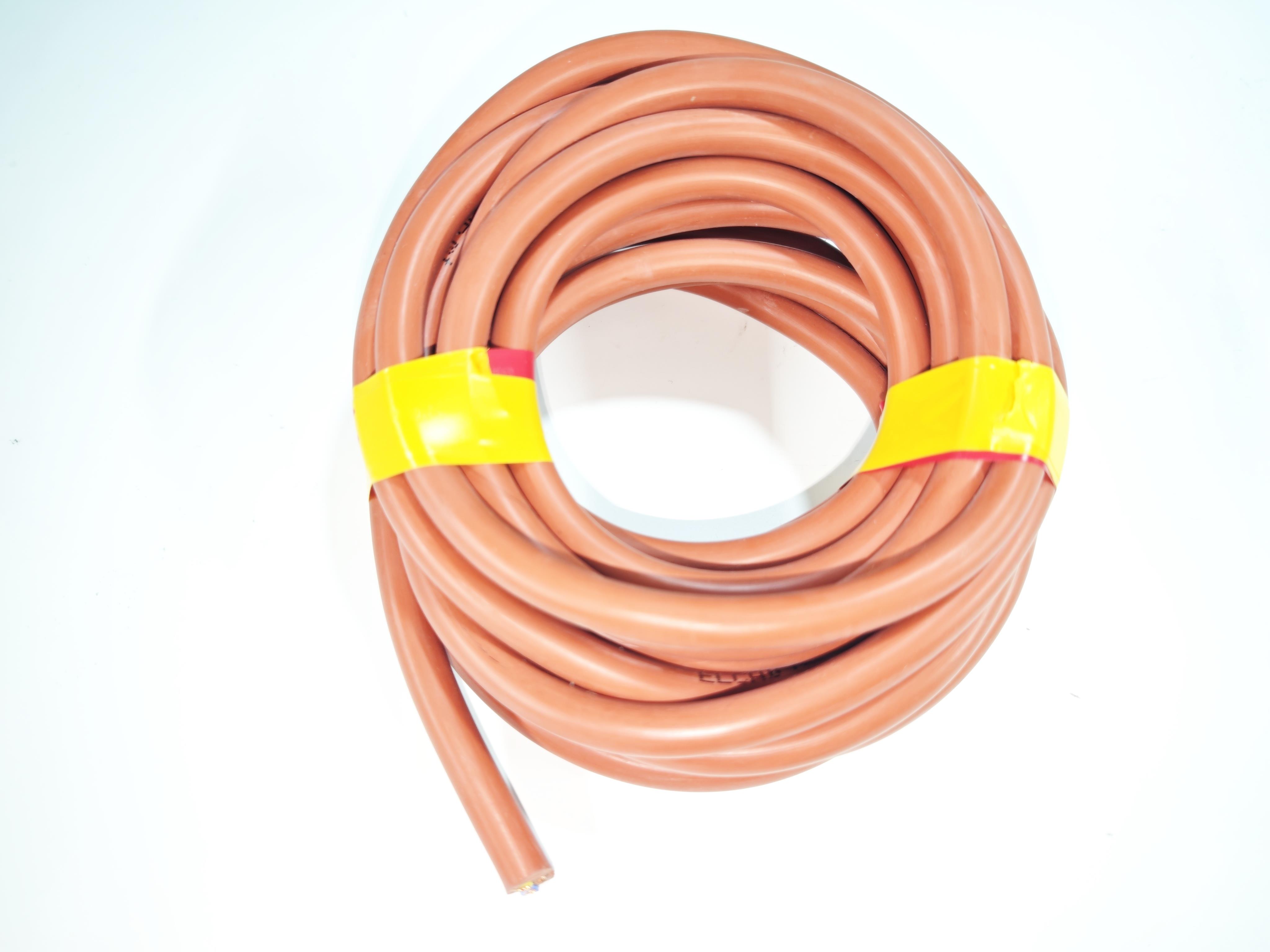 05.Cable and Plug GroupSERN 3 x 2.5 mm² Fire Resistant Silicone Cable TTR Copper Conductor Red Colour 180°C High Temperature WireSERN 3 x 2.5 mm² Fire Resistant Silicone Cable TTR Copper Conductor Red Colour 180°C High Temperature Wire