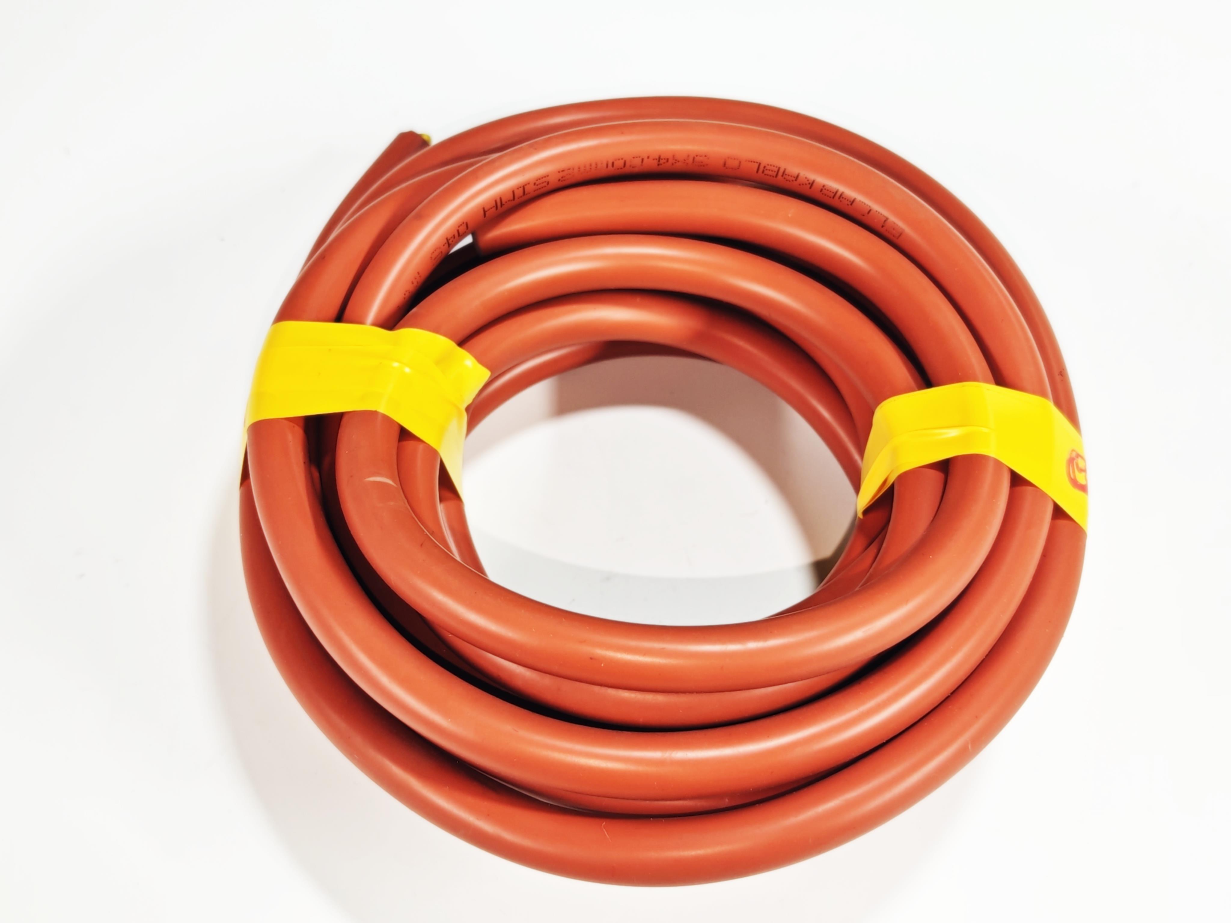 05.Cable and Plug GroupSERN 3 x 4.0 mm² Fire Resistant Silicone Cable TTR Copper Conductor Red Colour 180°C High Temperature WireSERN 3 x 4.0 mm² Fire Resistant Silicone Cable TTR Copper Conductor Red Colour 180°C High Temperature Wire
