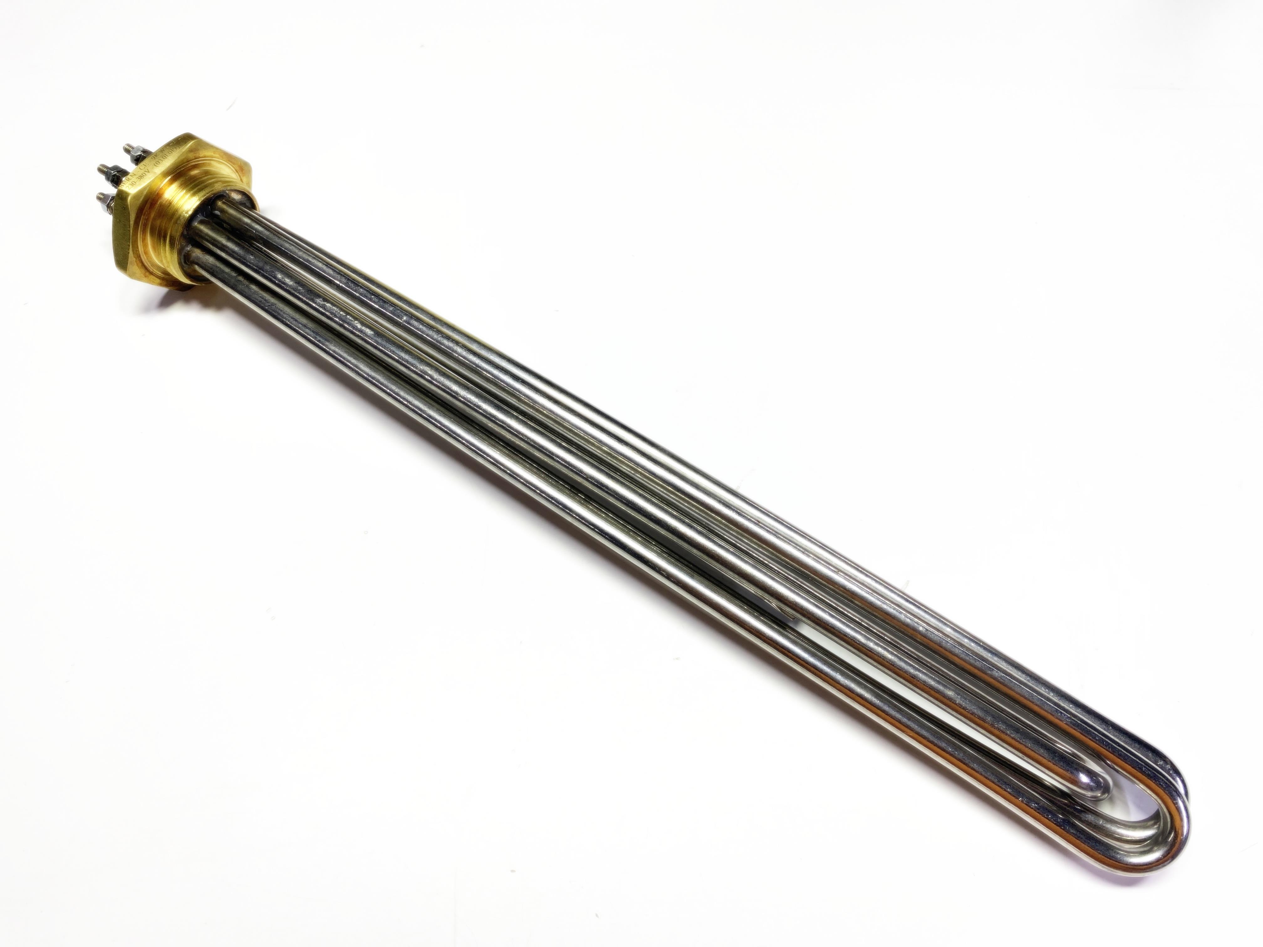 01.Solar Energy Heating ElementsSern 38cm 9000W 1-1/4 Inch CR304 Stainless Steel Industrial Heating Element – 380V 3-Phase | Non-ThermostaticSern 38cm 9000W 1-1/4 Inch CR304 Stainless Steel Industrial Heating Element – 380V 3-Phase | Non-Thermostatic