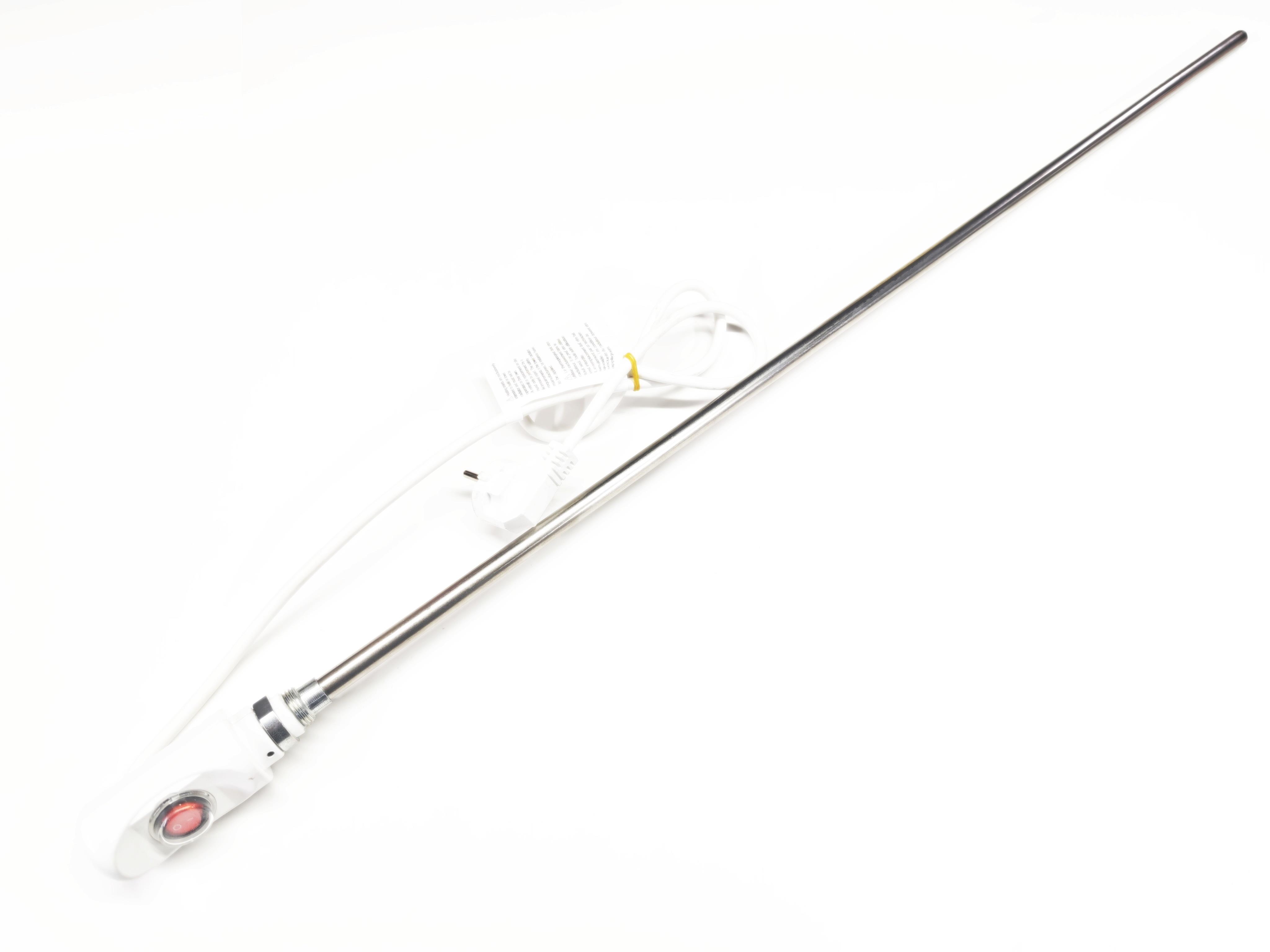 05.On/Off Switch Towel Radiator Heating ElementsSERN HP03 Towel Rail Heating Element 1500W 230V 1200mm White On/Off Switch Electric Radiator Heater RodSERN HP03 Towel Rail Heating Element 1500W 230V 1200mm White On/Off Switch Electric Radiator Heater Rod