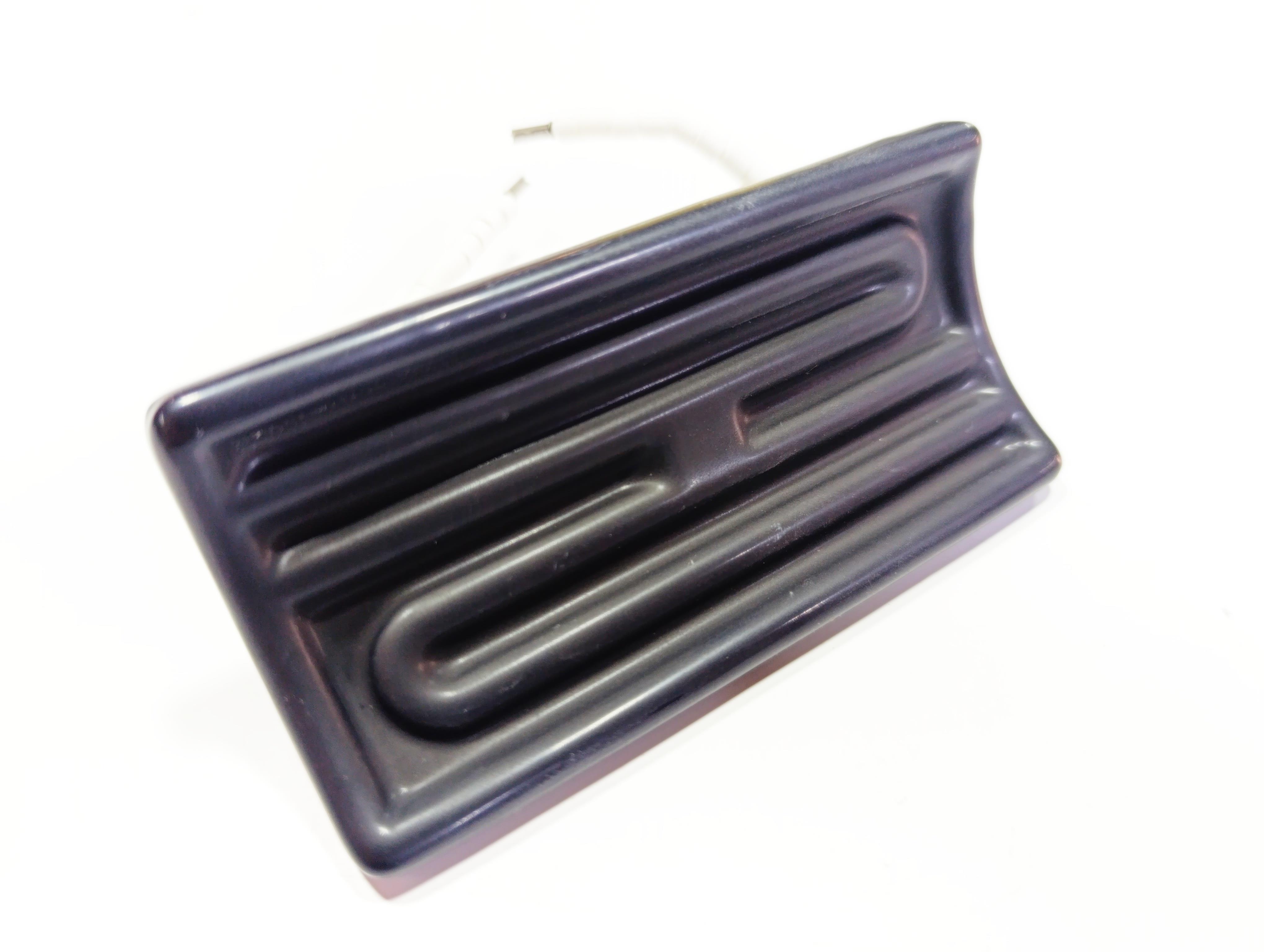 05.Concave (Black) Ceramic resistanceSERN Infrared Ceramic Heater Element Concave 122x60mm 400W 230V Black – HSC ModelSERN Infrared Ceramic Heater Element Concave 122x60mm 400W 230V Black – HSC Model