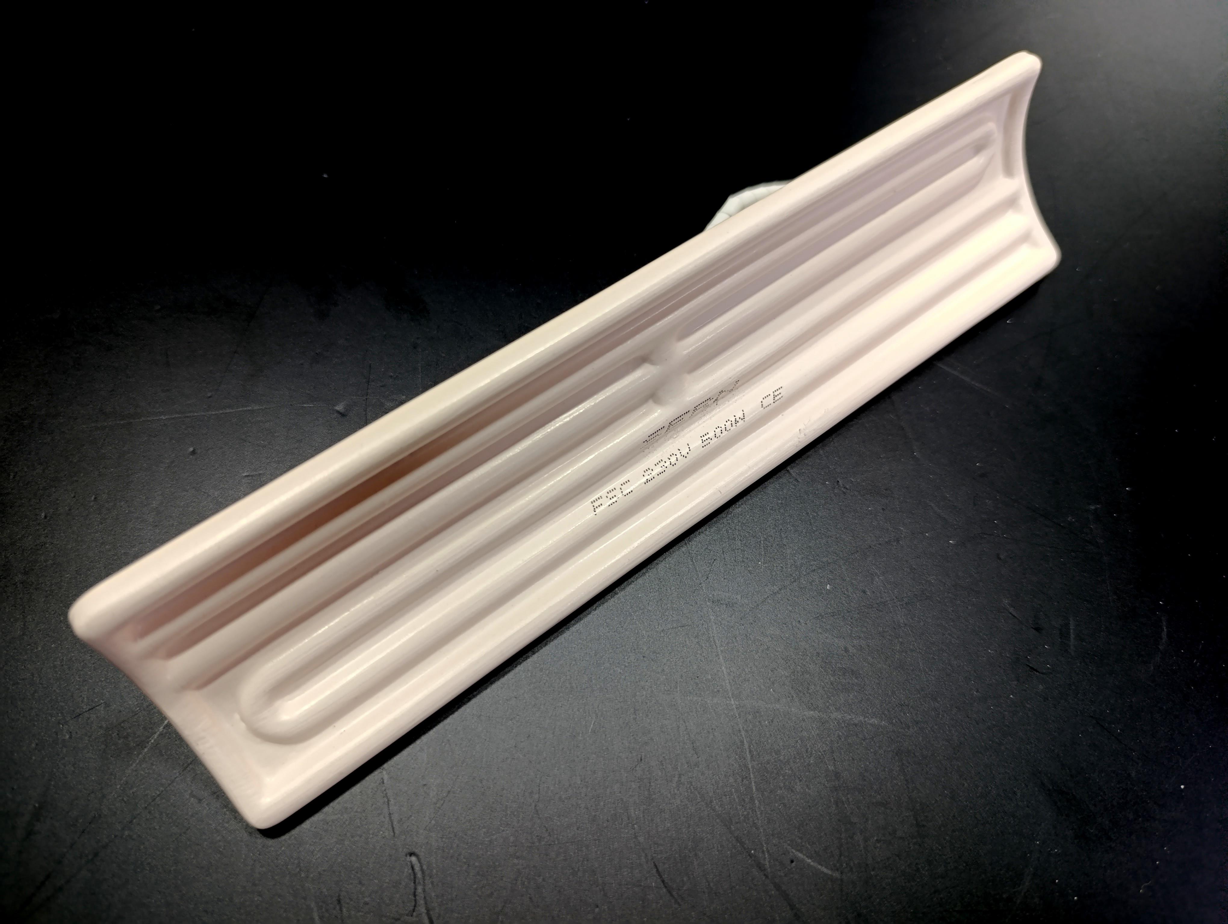 04.Concave (White) Ceramic resistorsSERN Infrared Ceramic Heater Element Concave 245x60mm 500W 230V White – FSC ModelSERN Infrared Ceramic Heater Element Concave 245x60mm 500W 230V White – FSC Model