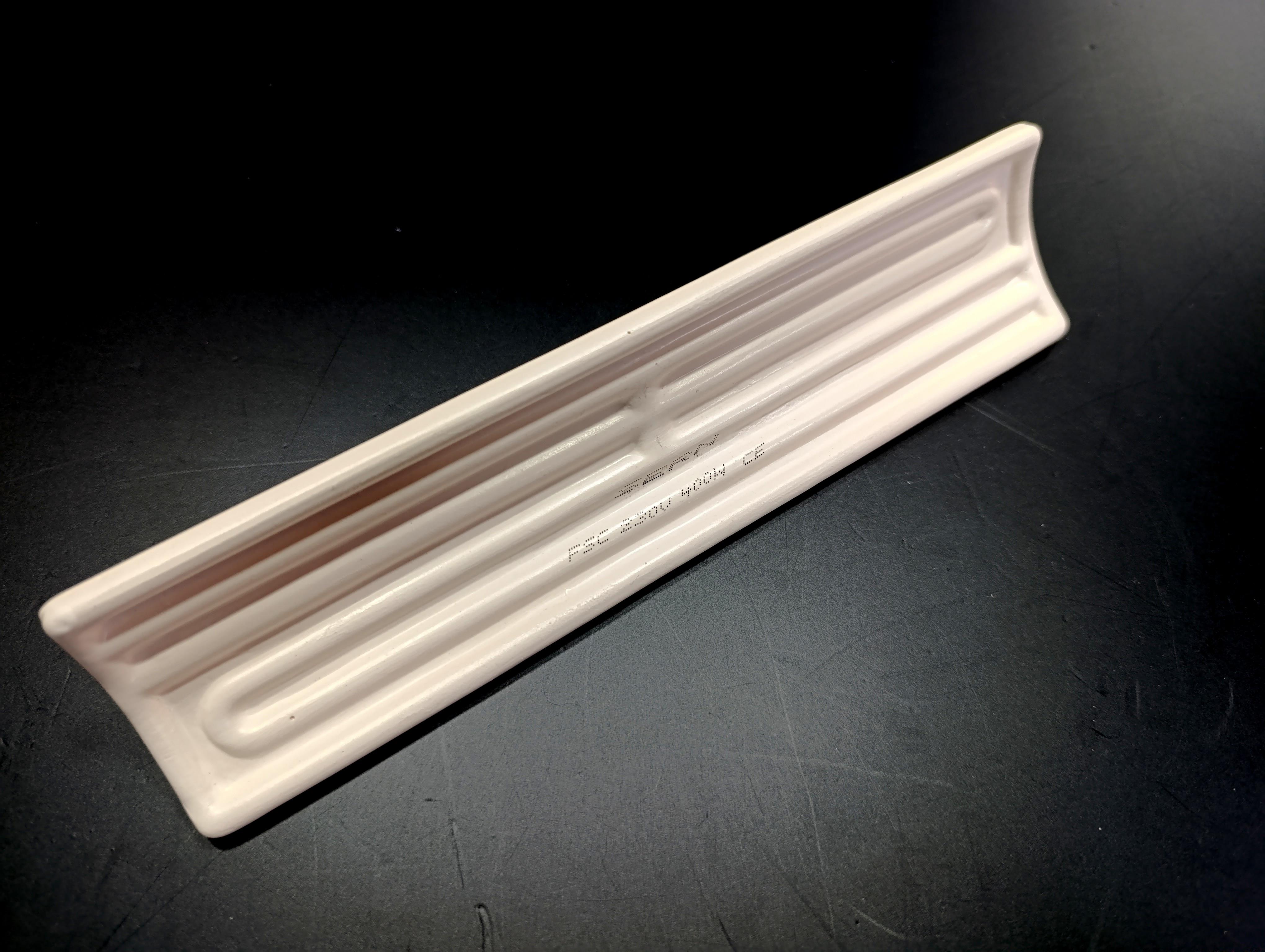 04.Concave (White) Ceramic resistorsSERN Infrared Ceramic Heater Element Concave 245x60mm 400W 230V White – FSC ModelSERN Infrared Ceramic Heater Element Concave 245x60mm 400W 230V White – FSC Model
