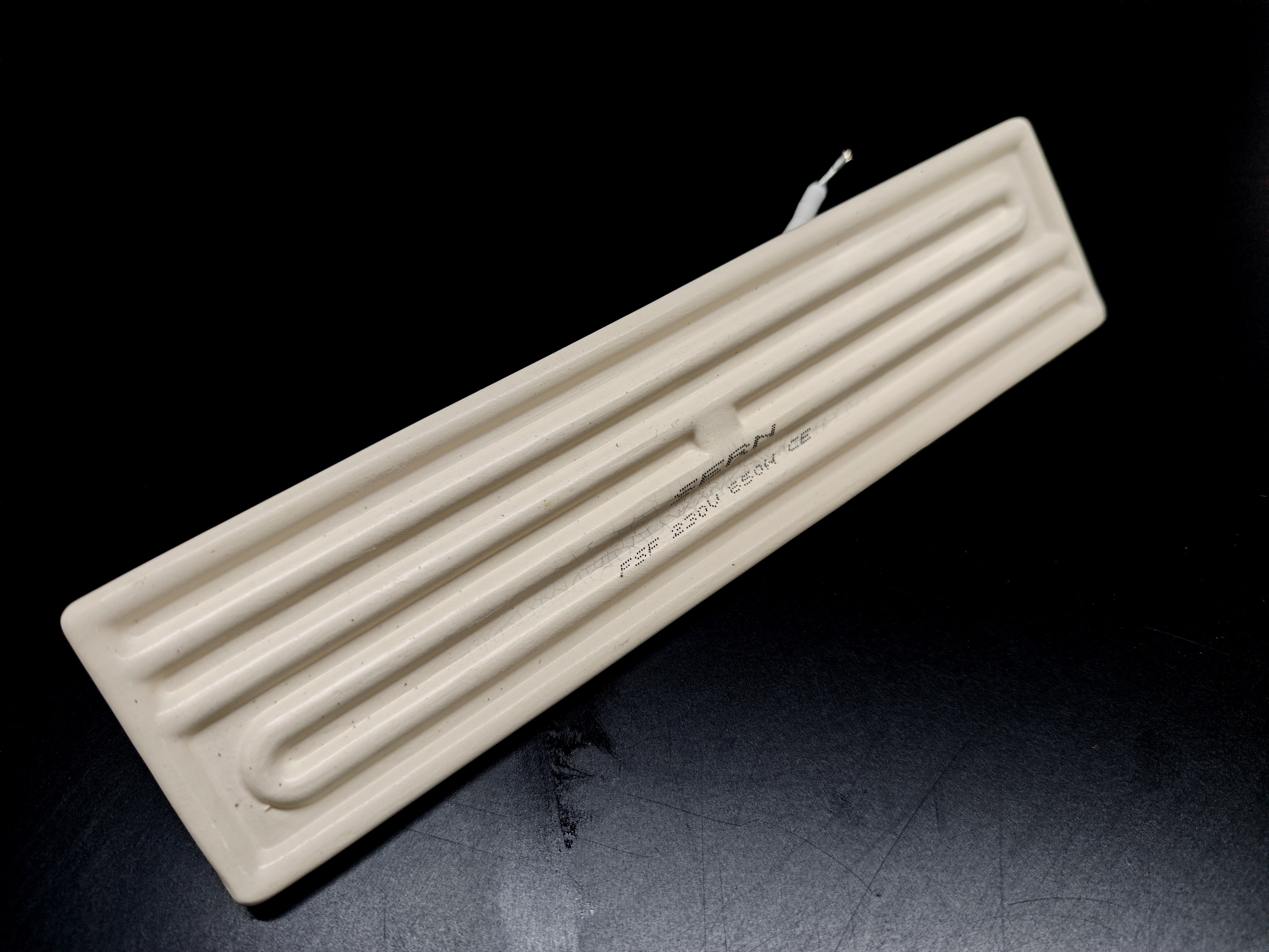 01.Plain (White) Ceramics ResistancesSERN Infrared Ceramic Heater Element Flat 245x60mm 650W 230V White – FSF ModelSERN Infrared Ceramic Heater Element Flat 245x60mm 650W 230V White – FSF Model