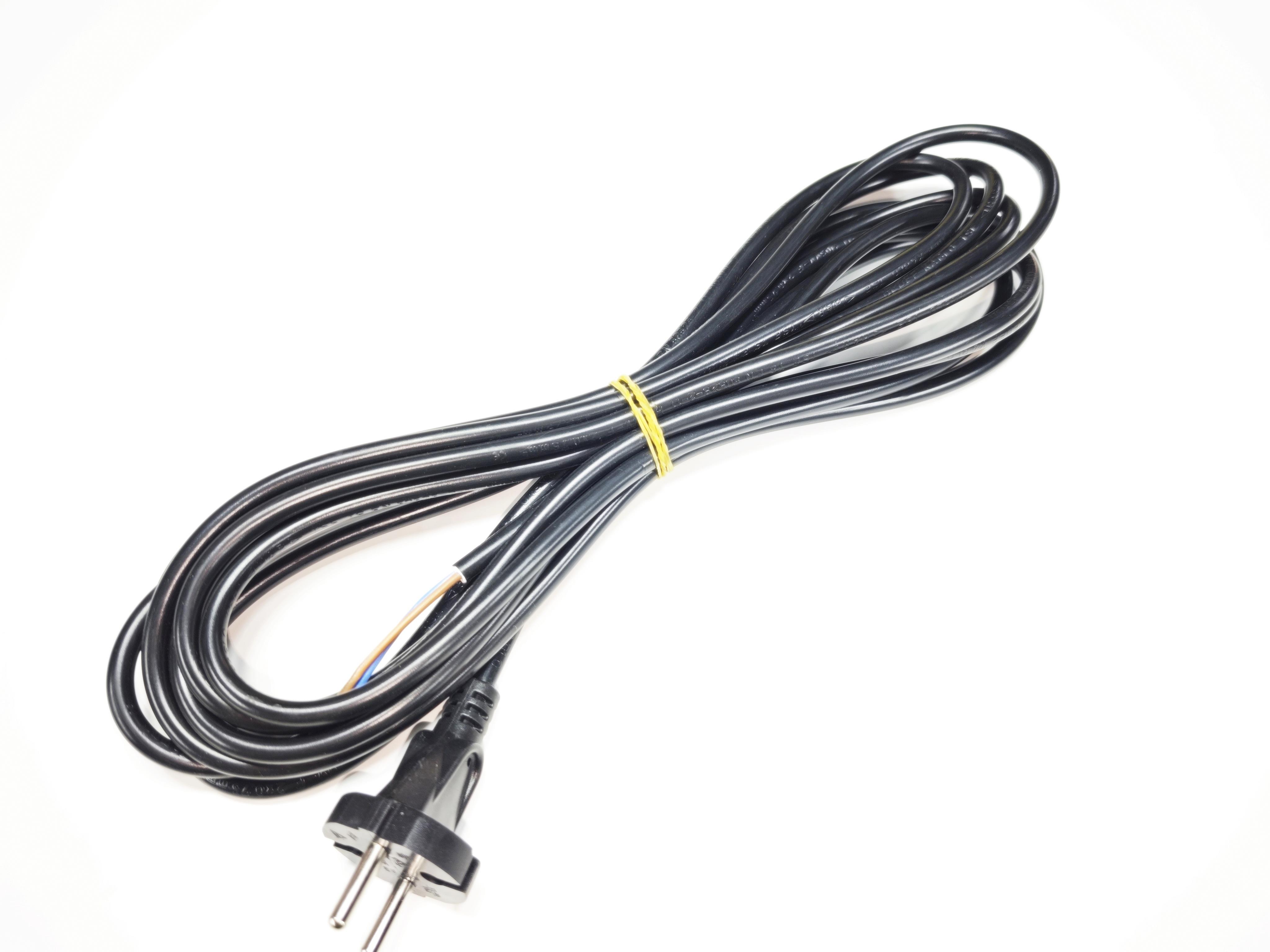 05.Cable and Plug GroupSern Vacuum Cleaner Power Cord 5m 2x0.75mm² Copper 230V Replacement CableSern Vacuum Cleaner Power Cord 5m 2x0.75mm² Copper 230V Replacement Cable
