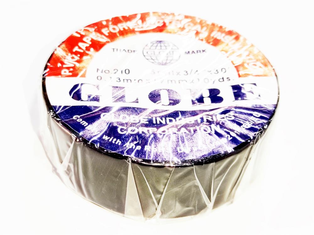 Globe Black Electrical Tape – Insulation Tape for Electrical Wiring