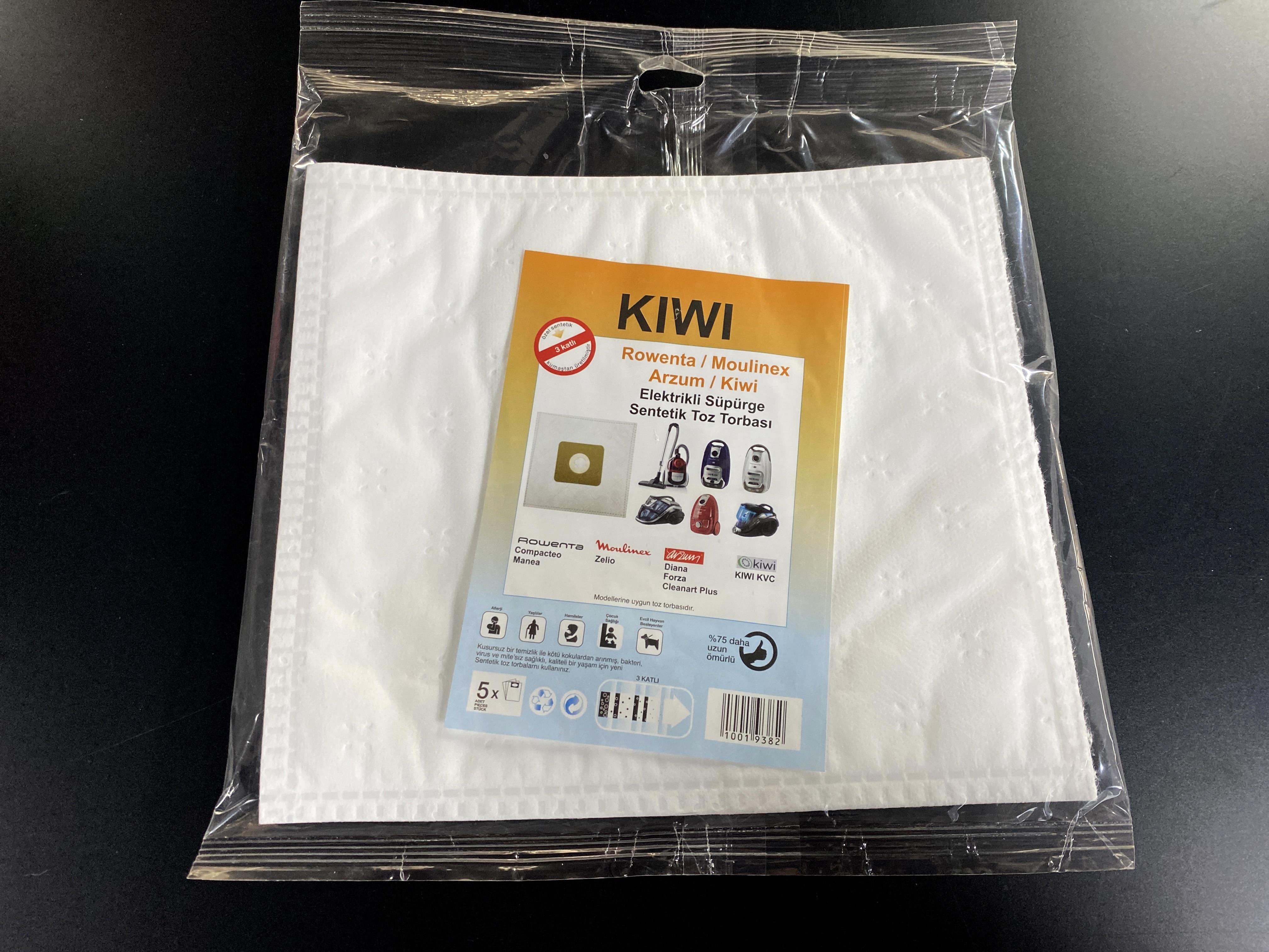 02.Vacuum Cleaner SMS BagsSMS Synthetic Vacuum Cleaner Dust Bag Compatible with Kiwi Flat Model (5-Pack)SMS Synthetic Vacuum Cleaner Dust Bag Compatible with Kiwi Flat Model (5-Pack)