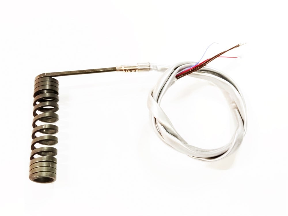 Spiral Hot Runner Heating Resistance 100mm Length - 18mm Diameter - 650W - 230V - 1m Cable