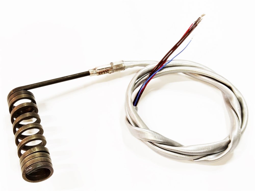 Spiral Hot Runner Heating Resistance 82mm Length - 18mm Diameter - 500W - 230V - 1m Cable
