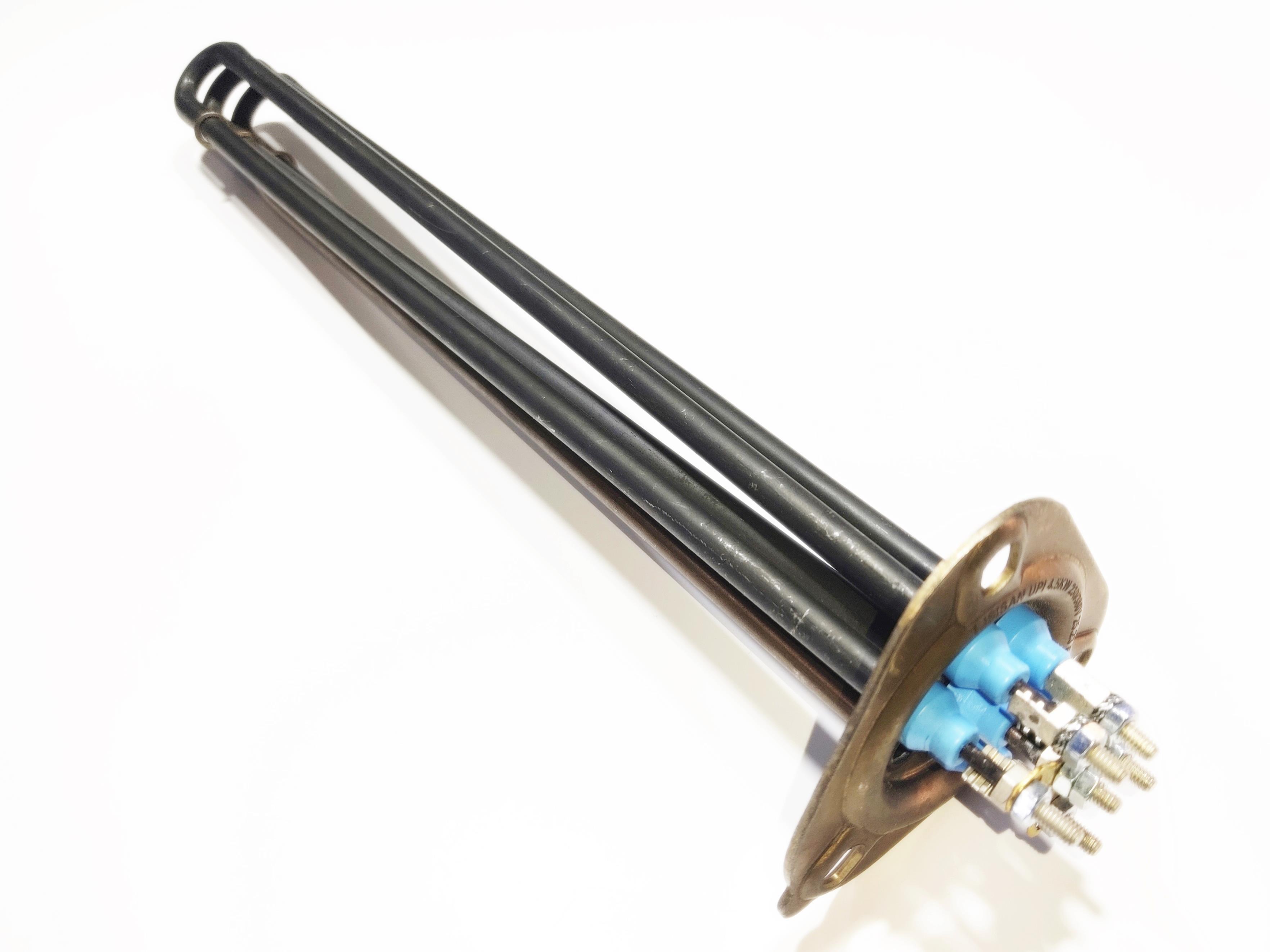 Sern F2101-1P 4500W Triangular Flange Industrial Kitchen Heating Element INCOLOY 800