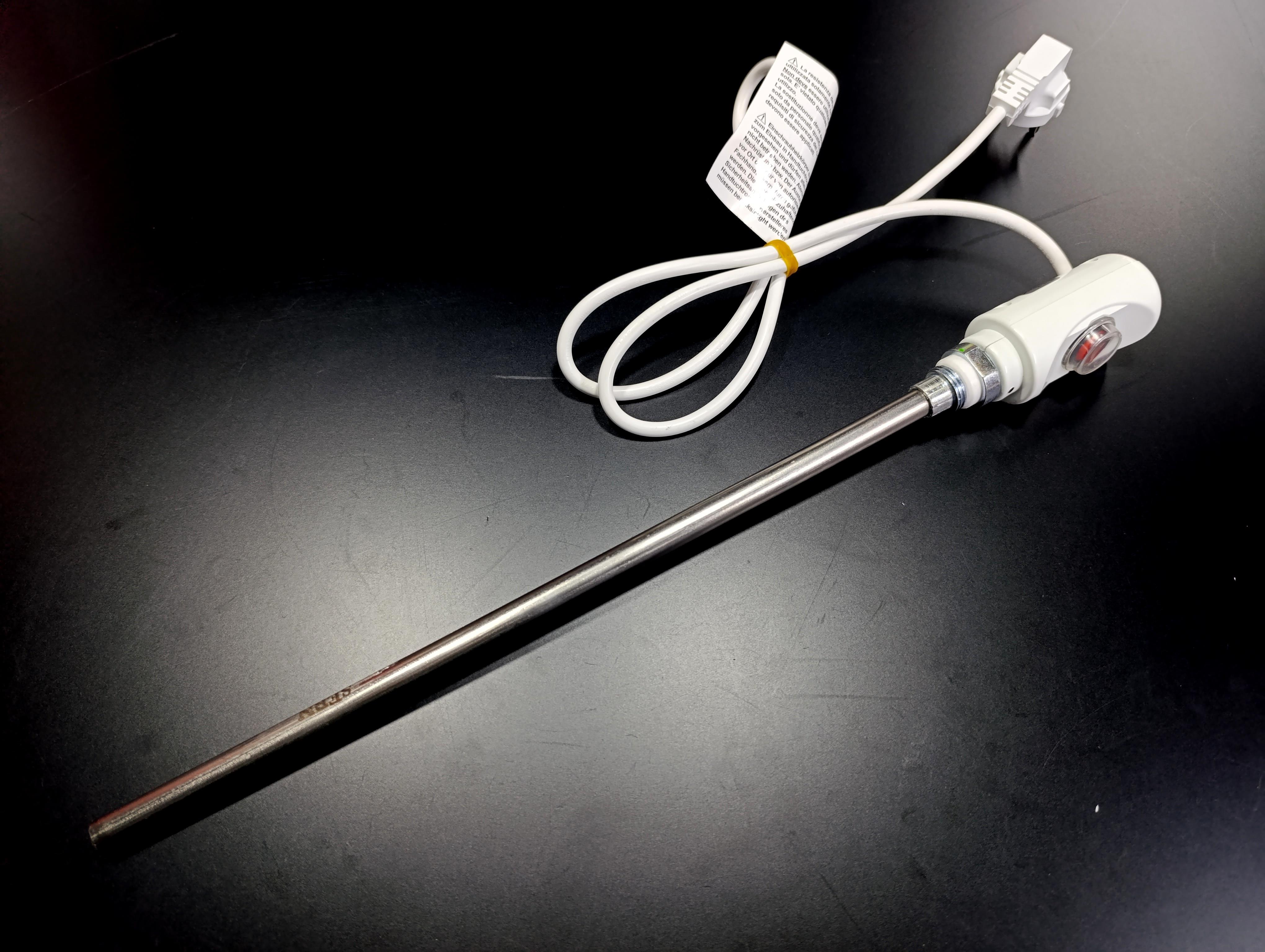 Towel Radiator Heater Resistors 400W / 230V / L:370MM, White, On/Off Switch, HP03