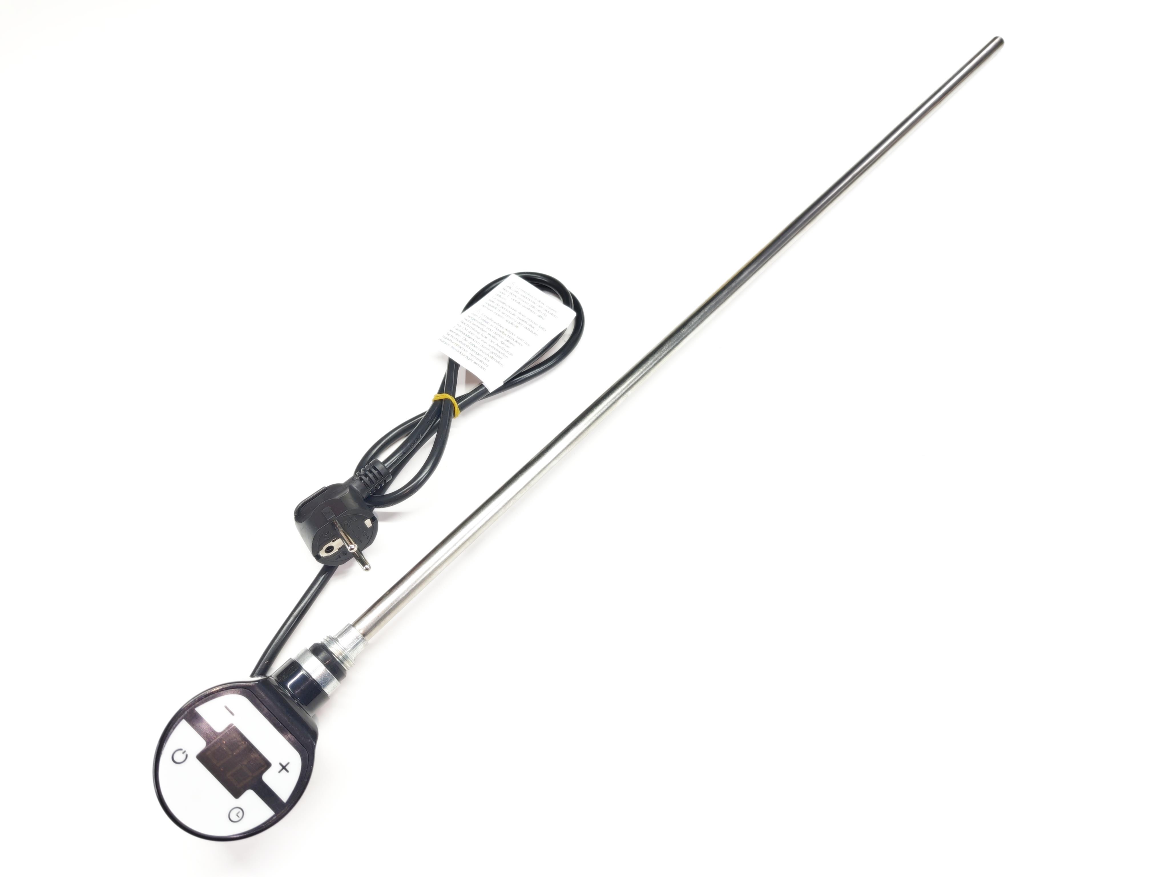 07.Round Digital Towel Warmer Heater ResistancesTowel Rail Heating Element 1000 W / 230 V / L:720 MM, Black, Round Digital, HP015 ModelTowel Rail Heating Element 1000 W / 230 V / L:720 MM, Black, Round Digital, HP015 Model