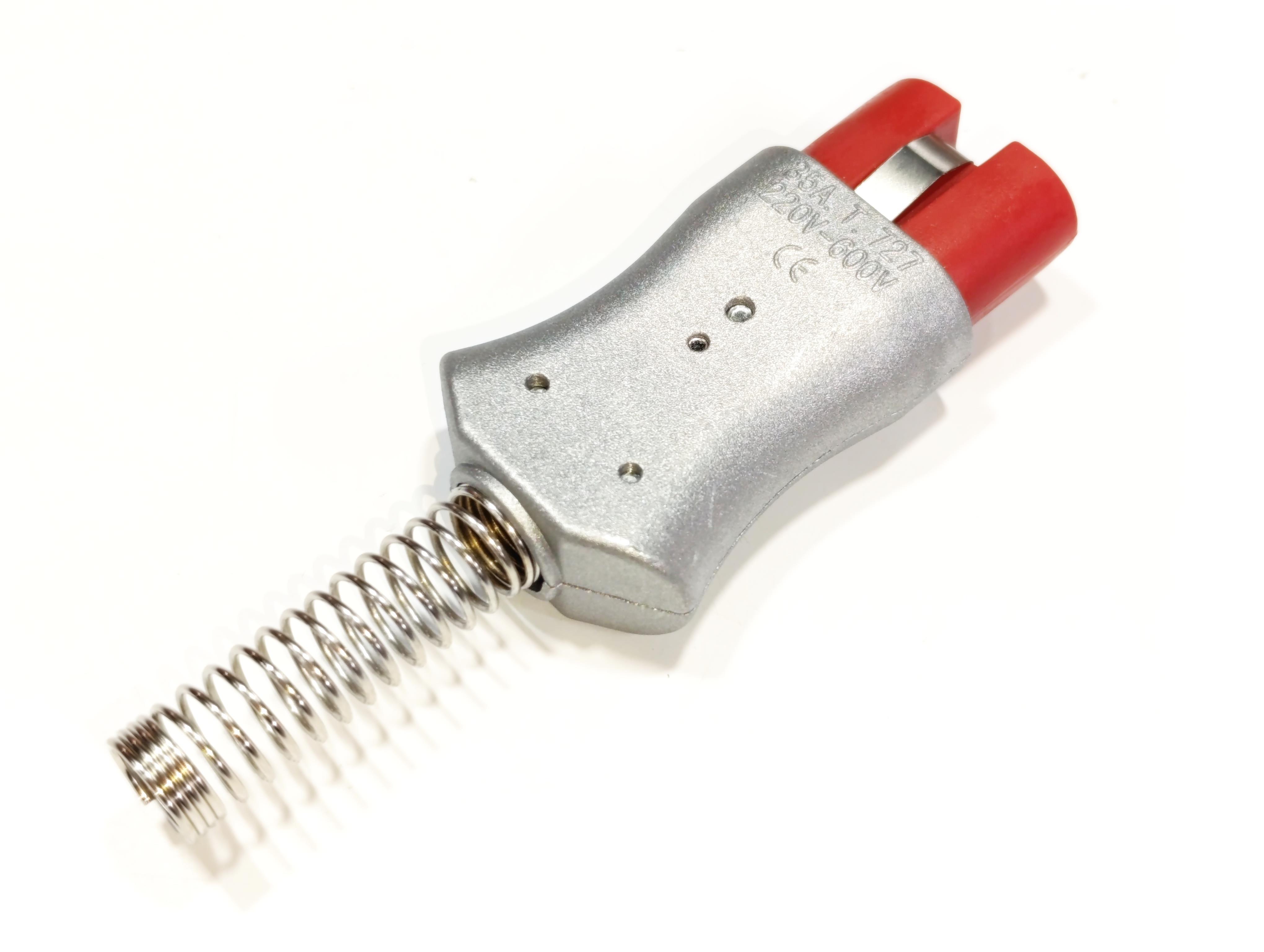 09.Industrial Plugs and SocketsTYP-DÜ-2-ALSI Industrial Straight-Type Male Plug – Aluminum/Silicone Body, 300°C, 35A 220–600VTYP-DÜ-2-ALSI Industrial Straight-Type Male Plug – Aluminum/Silicone Body, 300°C, 35A 220–600V