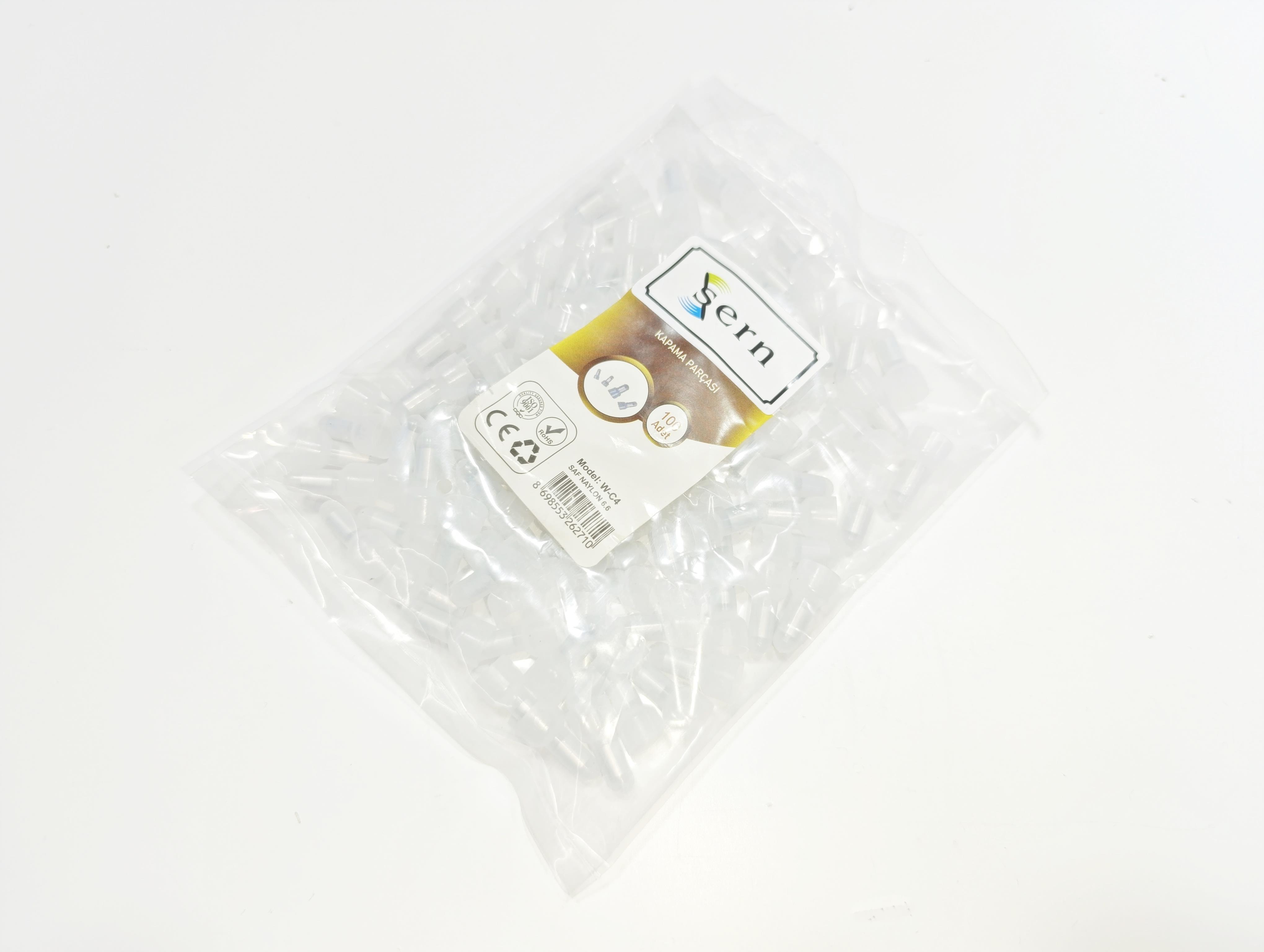 06. Cable Ties and AccessoriesW-C4 White Plastic End Cap – Cable Hole Cover Plug – Pack of 100W-C4 White Plastic End Cap – Cable Hole Cover Plug – Pack of 100