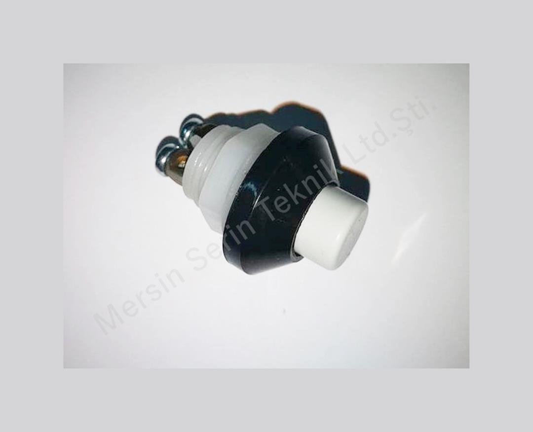 Round Doorbell Push Button Switch – Momentary Contact Type – Durable Plastic Housing – 230V