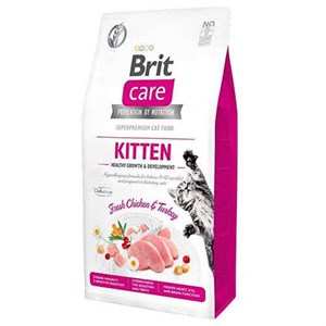 Brit Care Kitten Tavuk ve Hindi Etli Tahılsız Yavru Kedi Maması 2 Kg