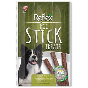 Reflex Dog Stick Ördek Etli Köpek Tahılsız Ödül Çubukları 11 Gr x 3 Stick