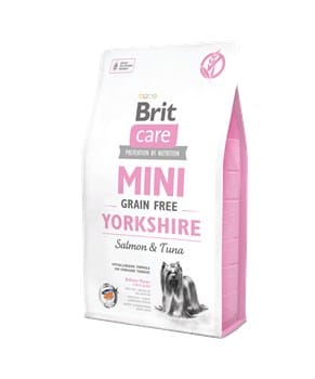 Brit Care Mini Yorkshire Küçük Irk Somonlu Tahılsız Yetişkin Köpek Maması - 2 Kg