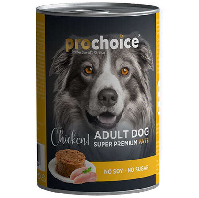 Pro Choice Chicken Tavuk Etli Tahılsız Köpek Konservesi 400 Gr |  CABUKMAMA.COM Anında Yanında