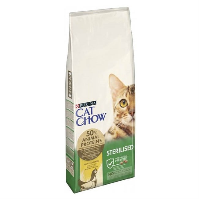 Purina Cat Chow Kısırlaştırılmış Tavuklu Kedi Maması - 15 Kg Cat Chow