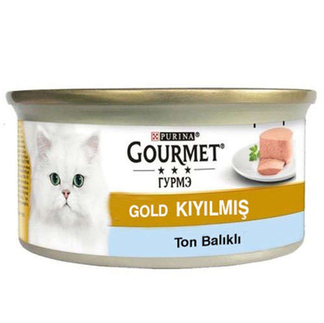 Purina Gourmet Gold Kıyılmış Ton Balıklı Konserve Kedi Maması - 85 Gr I Kedi  Yaş Mama, Kedi Konserve, En Ucuz Gourmet Yaş Mama Çeşitleri, Gourmet Perle  Çeşitleri