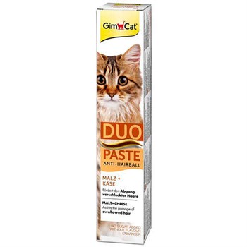 GimCat Anti - Hairball Duo Paste Peynirli Malt Kedi Macunu 50 Gr