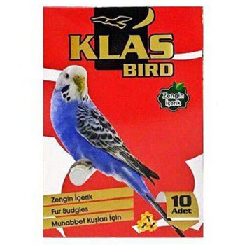 Klass Bird Ballı Muhabbet Kuşu Krakeri 276 Gr ( 10'lu Paket )