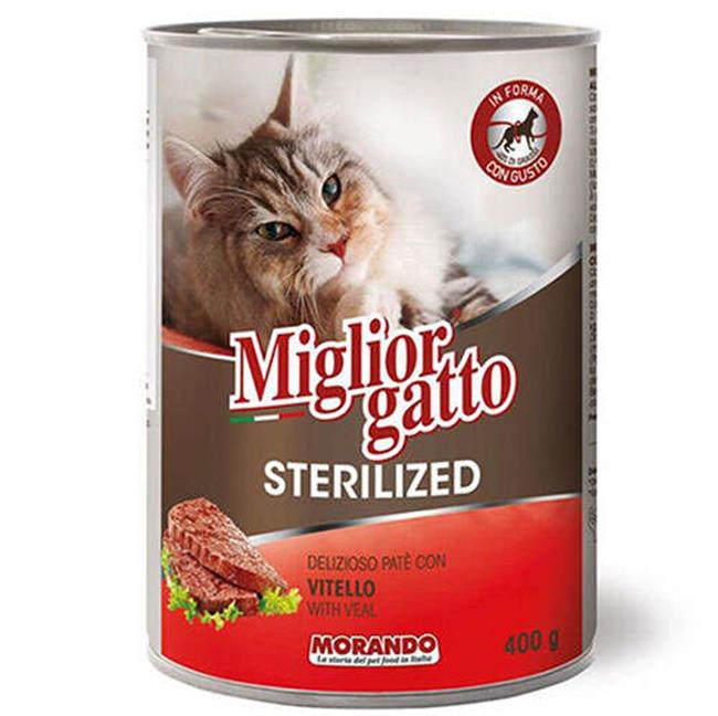 Miglior Gatto Sterilised Dana Etli Kısırlaştırılmış Kedi Konservesi 400 Gr