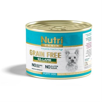 Nutri Canin Hypo-Allergenic Kuzu Etli Tahılsız  Yavru Köpek Konservesi 200gr