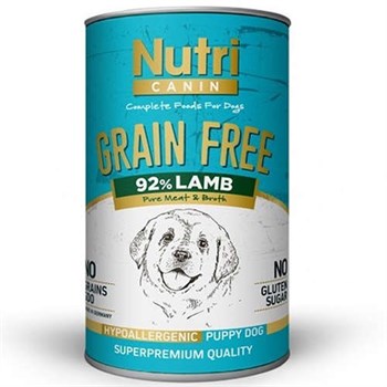 Nutri Canin Puppy Grain Free Tahılsız Kuzu Etli Yavru Köpek Konservesi 400 Gr