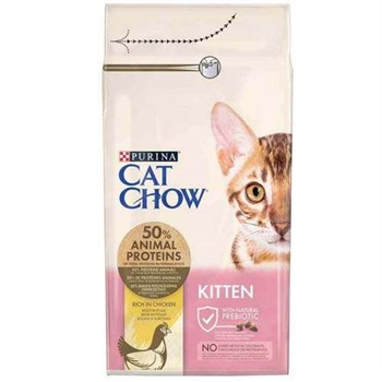 Purina Cat Chow Kitten Tavuklu Yavru Kedi Maması - 15 Kg