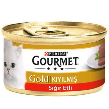 Purina Gourmet Gold Kıyılmış Sığır Etli Konserve Kedi Maması - 85 Gr