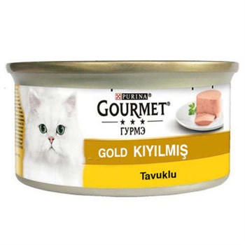 Purina Gourmet Gold Kıyılmış Tavuk Etli Konserve Kedi Maması - 85 Gr