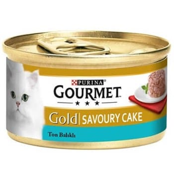Purina Gourmet Gold Savoury Cake Ton Balıklı Kedi Konservesi 85 Gr