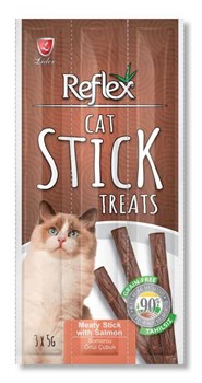Reflex Cat Stick Somon Etli Tahılsız Kedi Ödül Çubukları 5 Gr x 3 Stick