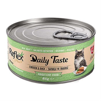 Reflex Daily Taste Tavuklu ve Ördekli (Kıyılmış Etli) Kedi Konservesi 85 Gr