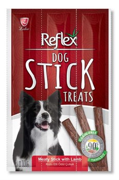 Reflex Dog Stick Kuzu Etli Köpek Tahılsız Ödül Çubukları 11 Gr x 3 Stick